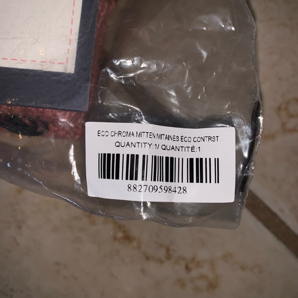 NWT Plum Sherpa lined knit mittens. Purple, pink and orange. CHROMA ECO MITTEN - Picture 5 of 5